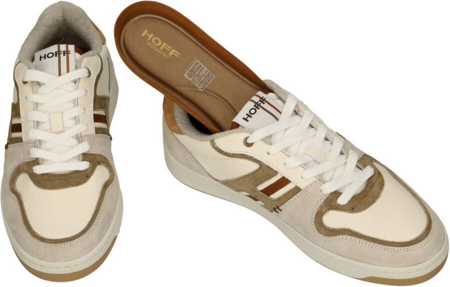 Hoff Sneakers Heren Lage sneakers Herenschoenen Canvas Trocadero Gebroken wit combi