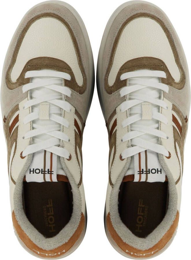 Hoff Sneakers Heren Lage sneakers Herenschoenen Canvas Trocadero Gebroken wit combi