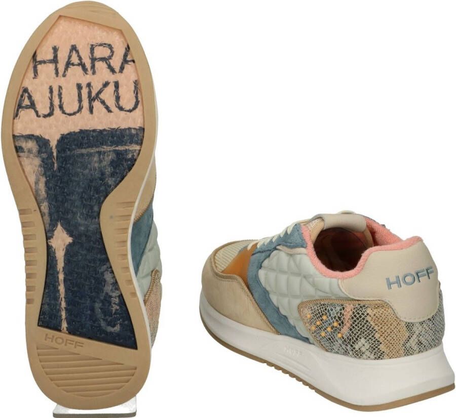 Hoff The Brand Harajuku Lage sneakers Leren Sneaker Dames Blauw