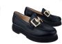 Högl Zwarte Leren Loafers voor Vrouwen Black Dames - Thumbnail 9