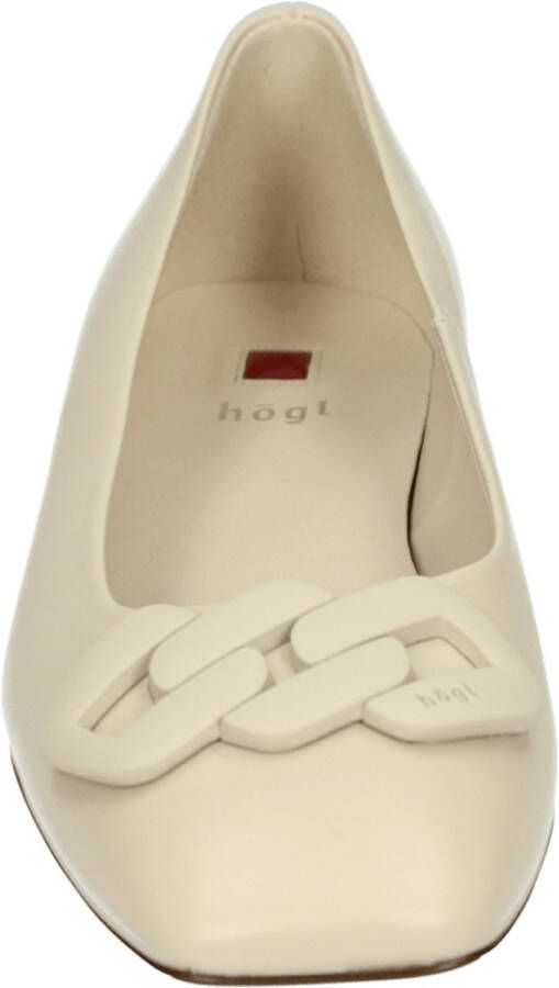 Hogl 101020 Volwassenen Ballerinaschoenen Wit beige