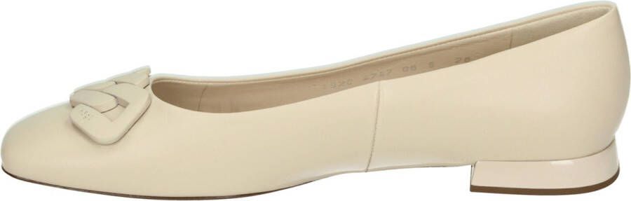 Hogl 101020 Volwassenen Ballerinaschoenen Wit beige