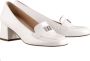 Högl Klassieke Moderne Loafer Pumps Wit Dames - Thumbnail 7