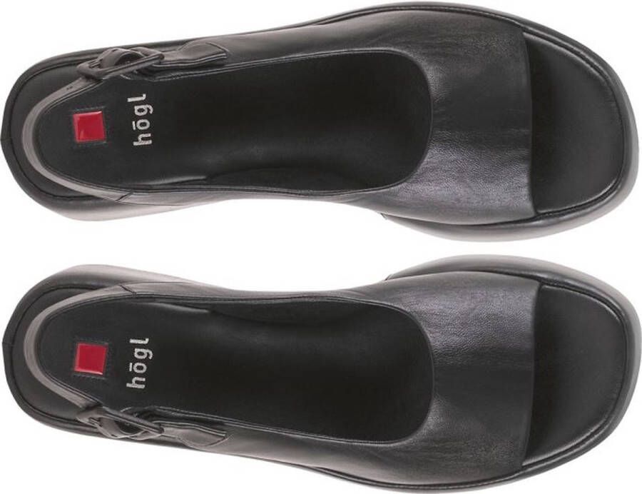 Högl Zwarte platte sandalen Loulou stijl Black Dames - Foto 2