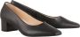 Högl Elegante Leren Blokhak Pumps Black Dames - Thumbnail 2
