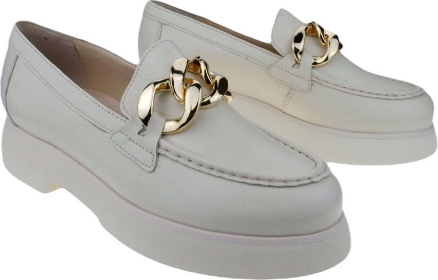 Högl Loafers met dikke zolen en gouden ketting Beige Dames - Foto 2