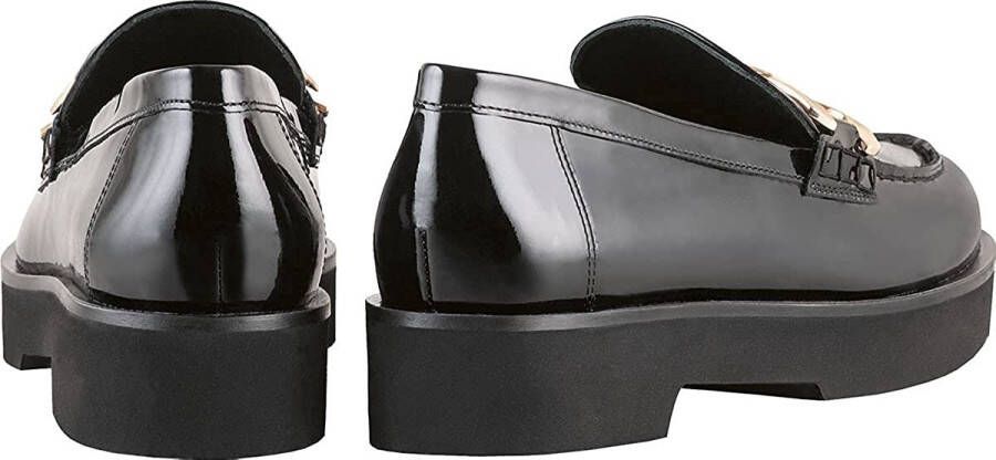 Högl Stacy Damesloafer met Geribbelde Zolen en Gouden Kettingaccent Black Dames - Foto 3