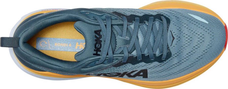 HOKA Bondi 8 Hardloopschoenen Regular grijs - Foto 3