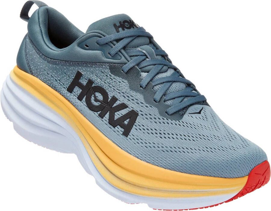 HOKA Bondi 8 Hardloopschoenen Regular grijs - Foto 5