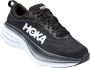 Hoka One Bondi 8 Dames Sportschoenen Hardlopen Weg zwart wit - Thumbnail 12
