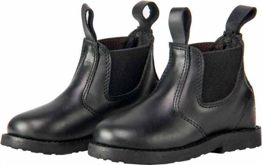 Horka Stal- rijschoen Jodhpur-mini Junior Leer Zwart