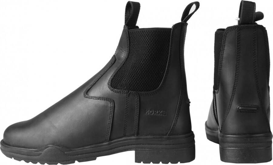 Horka Stal- rijschoen Jodhpur-protecto Unisex Leer Zwart - Foto 3