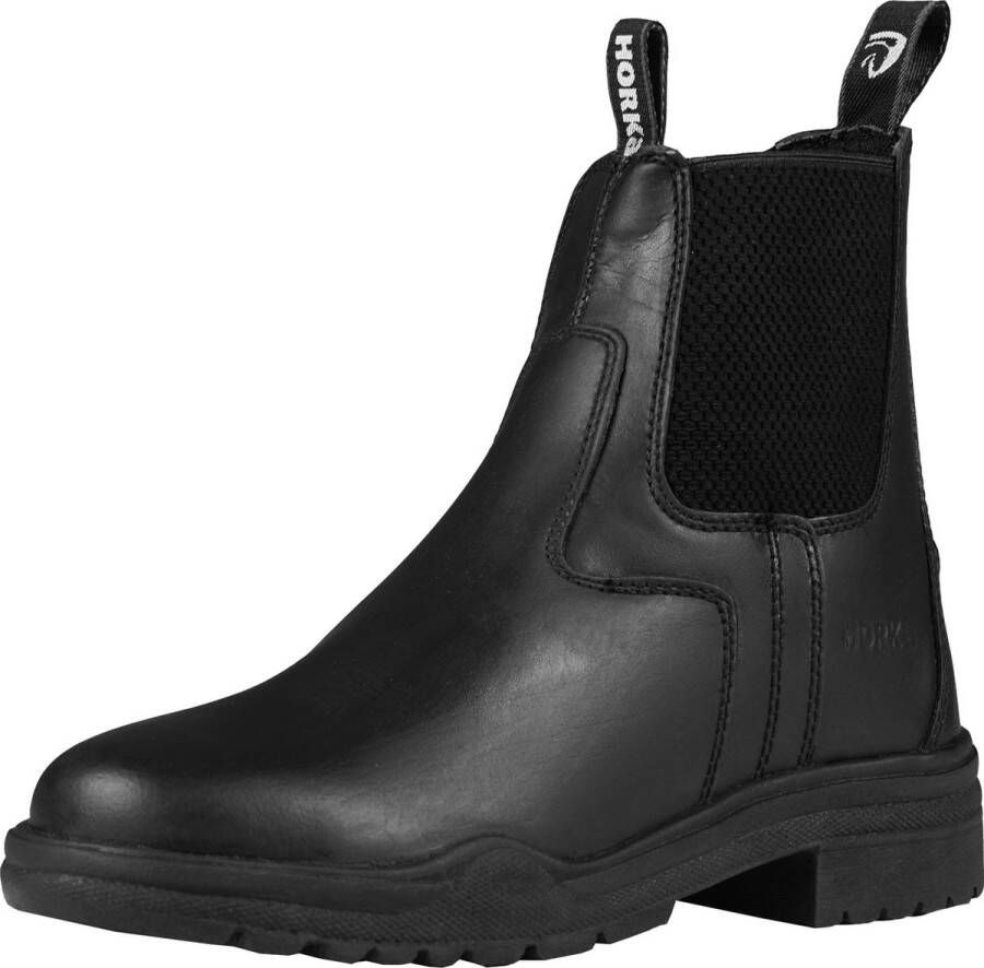 Horka Stal- rijschoen Jodhpur-protecto Unisex Leer Zwart - Foto 8