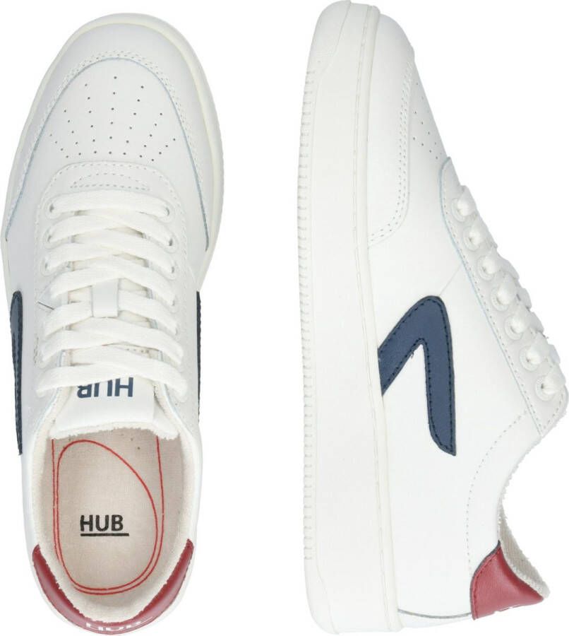 Hub Baseline-w Lage sneakers Leren Sneaker Dames Wit - Foto 7