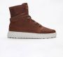 Bruin Tinten Chess 3.0 Hoge sneakers Leren Sneaker Dames Cognac - Thumbnail 8