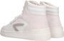 Hub Court-z High Hoge sneakers Leren Sneaker Dames Wit - Thumbnail 7