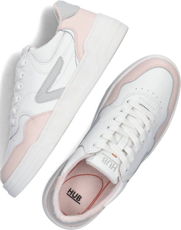 Hub Retro Sneaker Court-z Lage sneakers Leren Sneaker Dames Wit - Foto 9