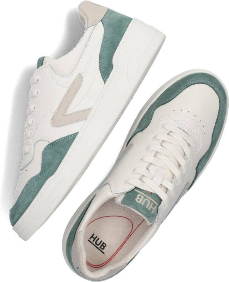 Hub Court-z Sneakers Leren Sneaker Heren Wit
