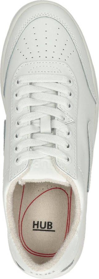 Hub Baseline-w Lage sneakers Leren Sneaker Dames Wit - Foto 8