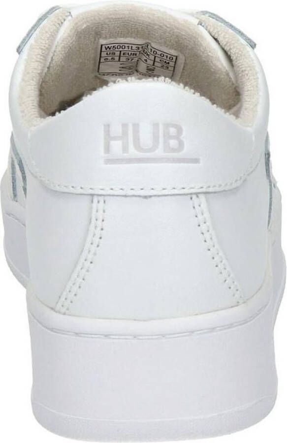 Hub Baseline-w Lage sneakers Leren Sneaker Dames Wit - Foto 10