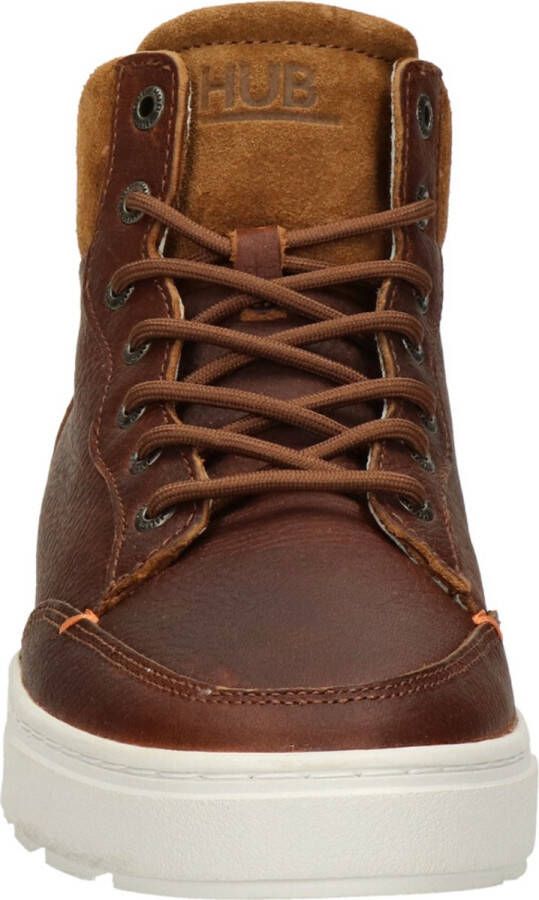 Hub Dundee heren sneaker Cognac