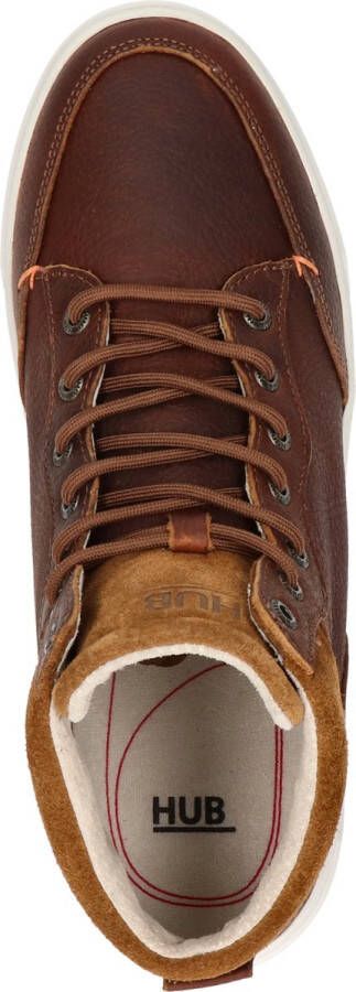 Hub Dundee heren sneaker Cognac