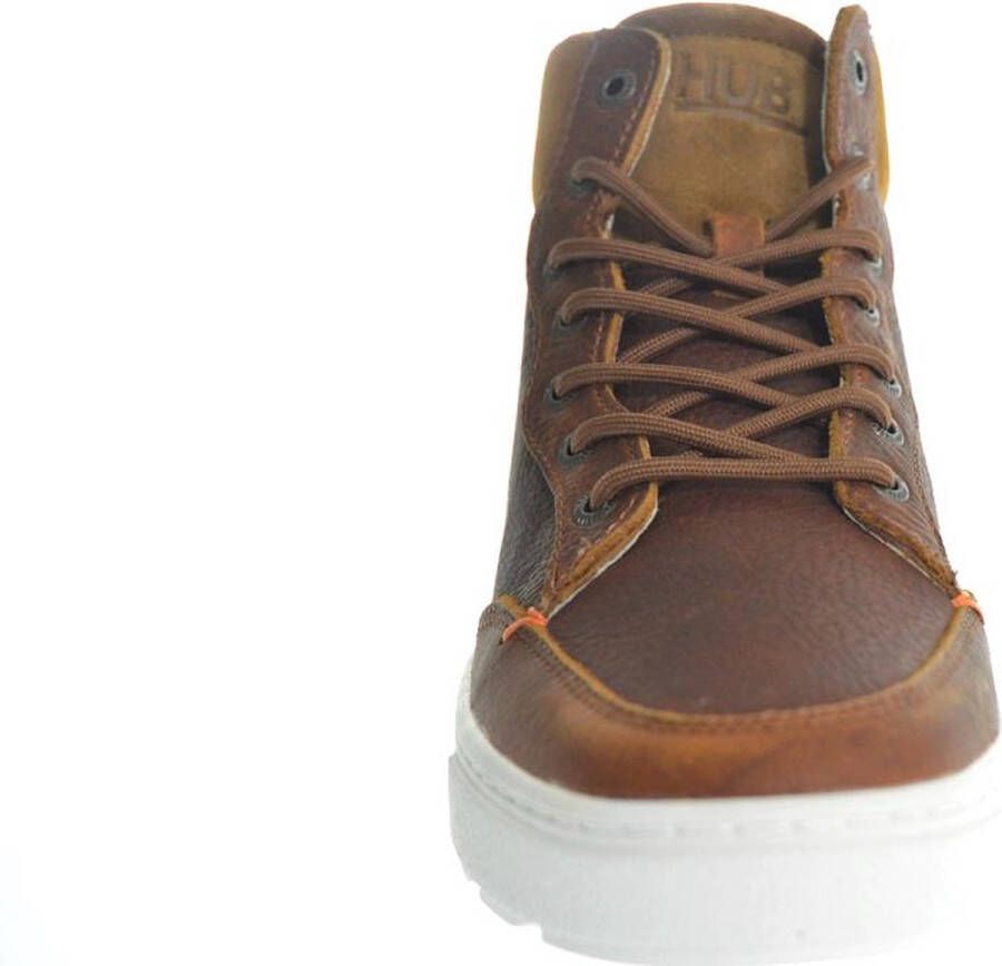 Hub Dundee heren sneaker Cognac