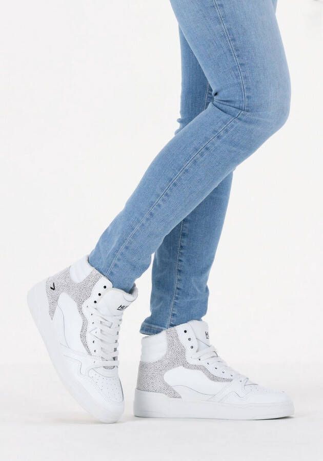 Hub Grip Hoge sneakers Leren Sneaker Dames Wit - Foto 9