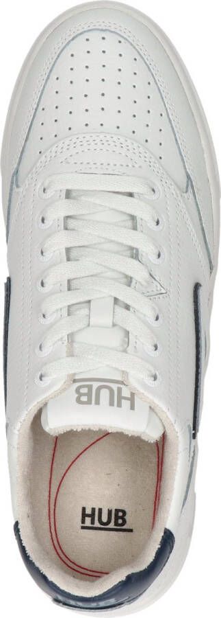 Hub Heren Sneakers Duke L31 White white Wit
