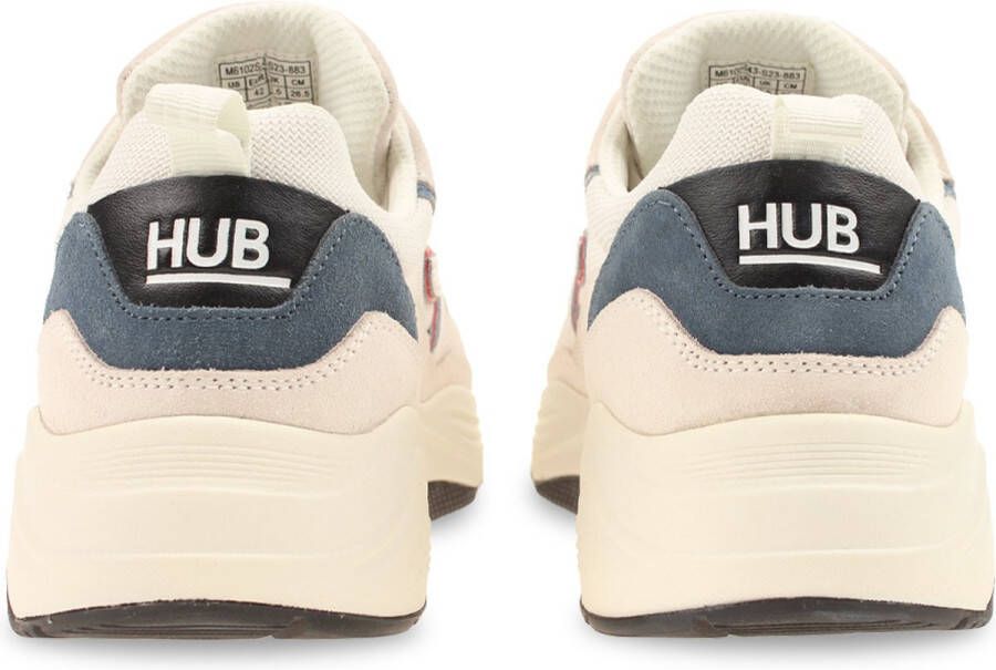 Hub Heren Sneakers Glide S43 Offwhite aritisinale Off White