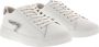 Hub Hook Lw Cheeta Lage sneakers Leren Sneaker Dames Wit - Thumbnail 6