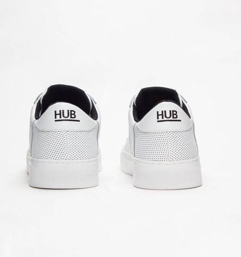 Hub Hook-m Lage sneakers Leren Sneaker Heren Wit