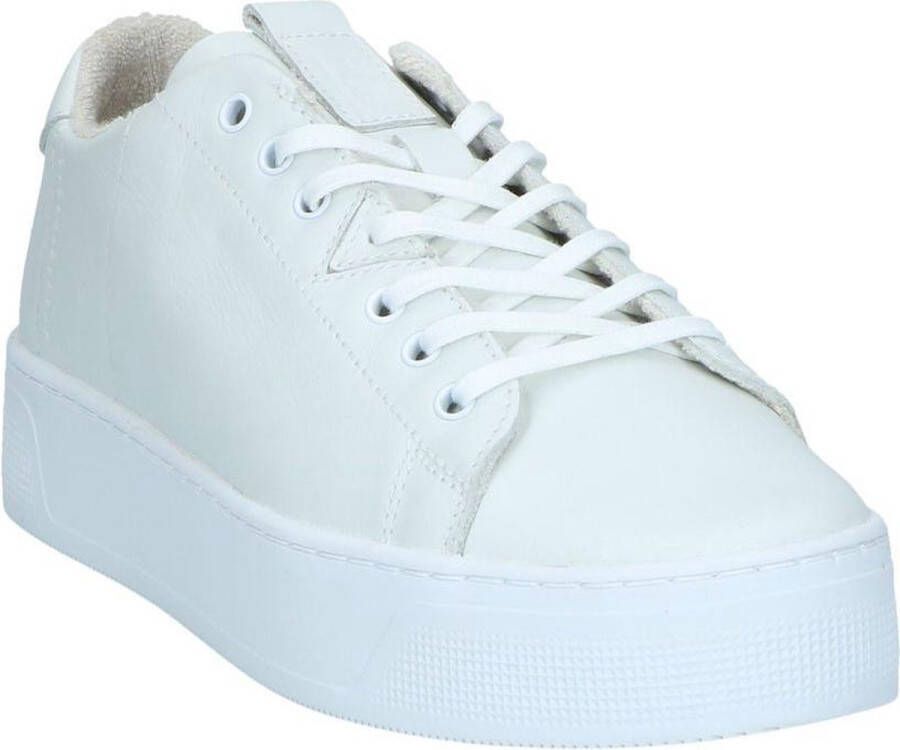 Hub Hook-w Plateau Ds Lage sneakers Leren Sneaker Dames Wit