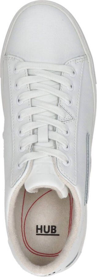 Hub Hook-z Lage sneakers Leren Sneaker Heren Wit