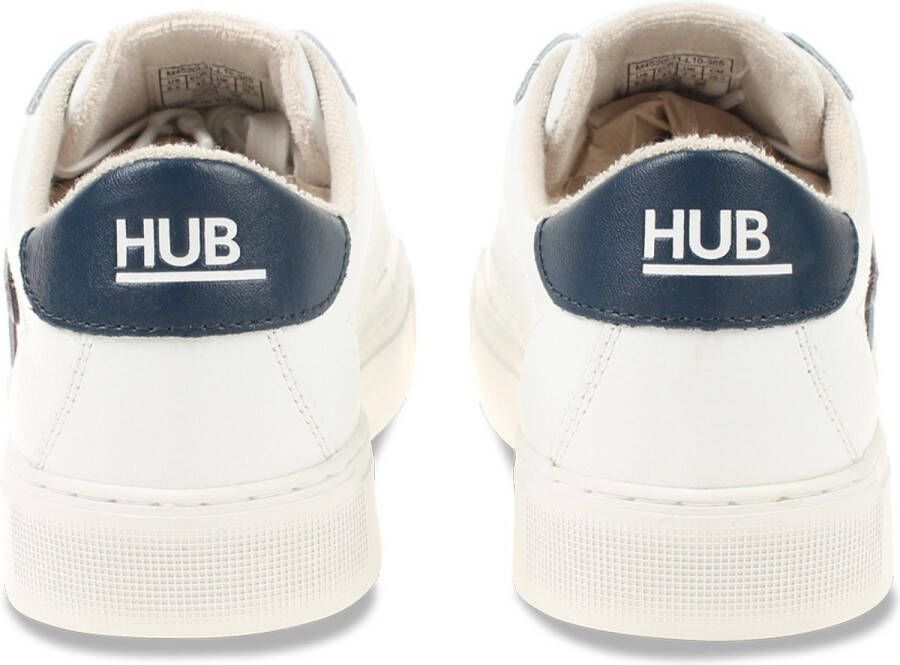 Hub Hook-z Lage sneakers Leren Sneaker Heren Wit