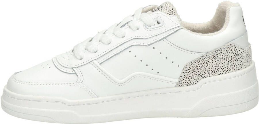 Hub Match Lage sneakers Leren Sneaker Dames Wit