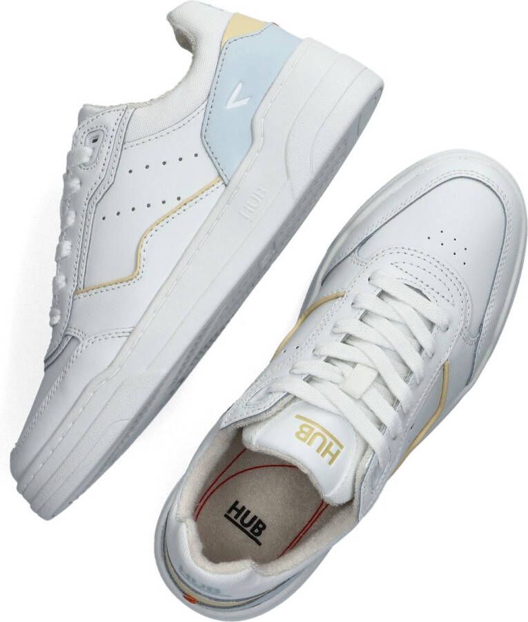 Hub Match Lage sneakers Leren Sneaker Dames Wit