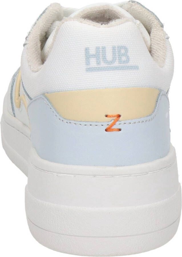 Hub Match Lage sneakers Leren Sneaker Dames Wit