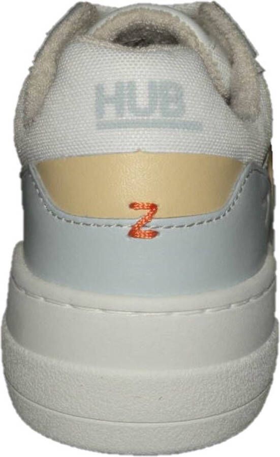 Hub Match Lage sneakers Leren Sneaker Dames Wit