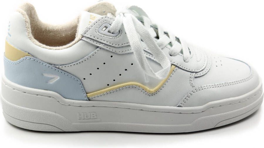 Hub Match Lage sneakers Leren Sneaker Dames Wit