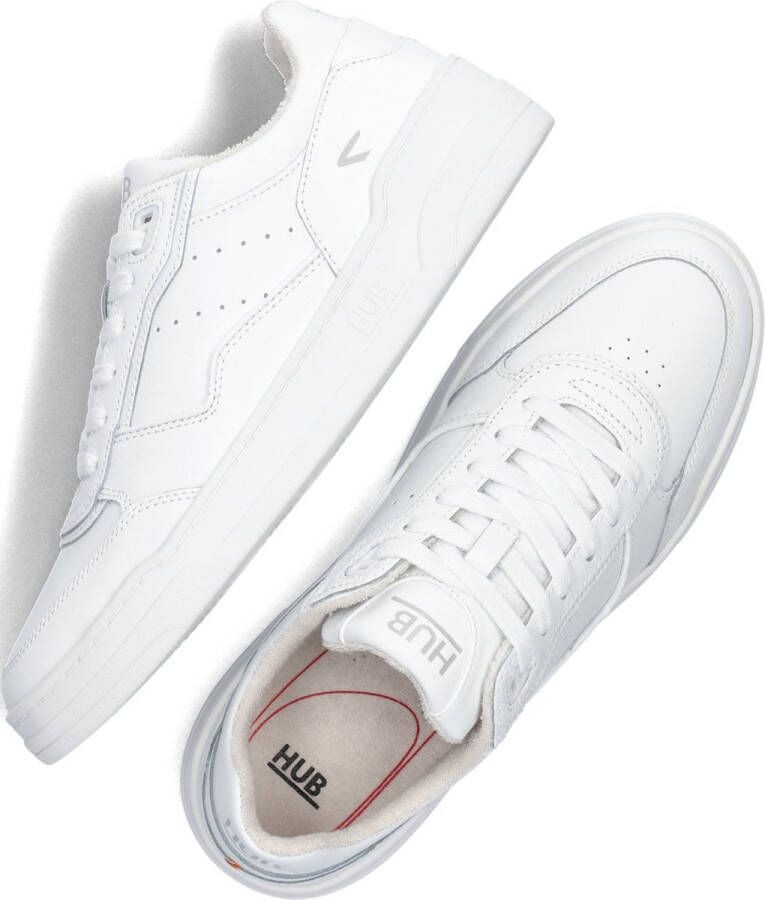 Hub Match Lage sneakers Leren Sneaker Wit - Foto 8