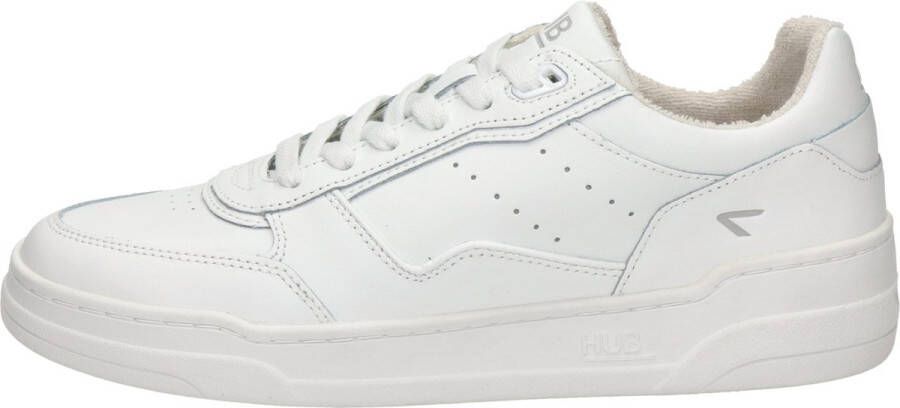 Hub Match Men Lage sneakers Leren Sneaker Heren Wit - Foto 4