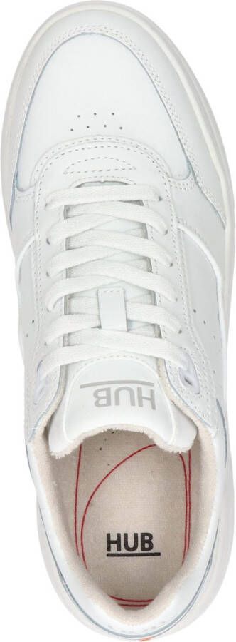 Hub Match Men Lage sneakers Leren Sneaker Heren Wit - Foto 6