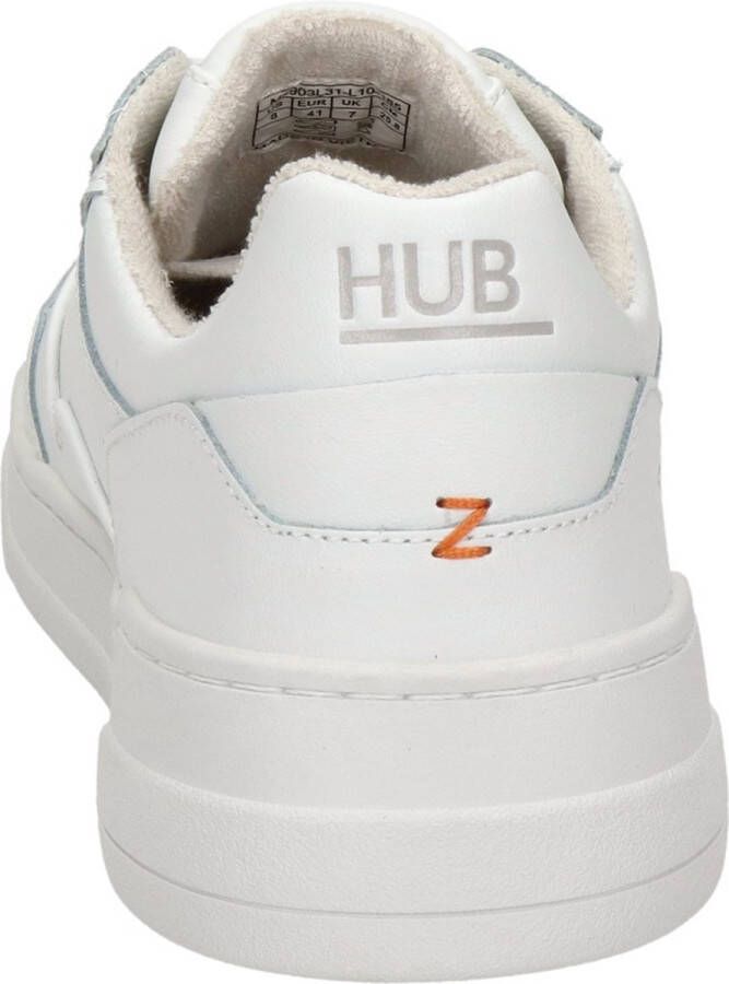 Hub Match Men Lage sneakers Leren Sneaker Heren Wit - Foto 7