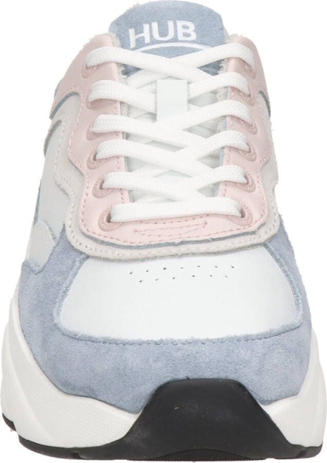 Hub Rock dames sneaker Wit blauw