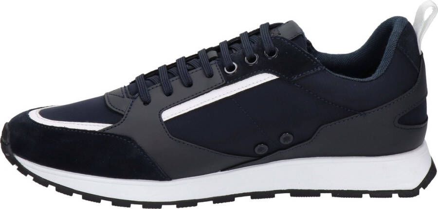 Hugo Boss Hugo Icelin Runn Lage sneakers Leren Sneaker Heren Blauw - Foto 14