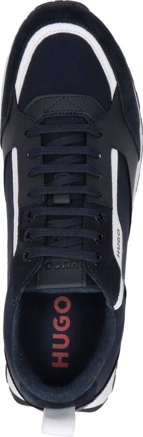 Hugo Boss Hugo Icelin Runn Lage sneakers Leren Sneaker Heren Blauw - Foto 15