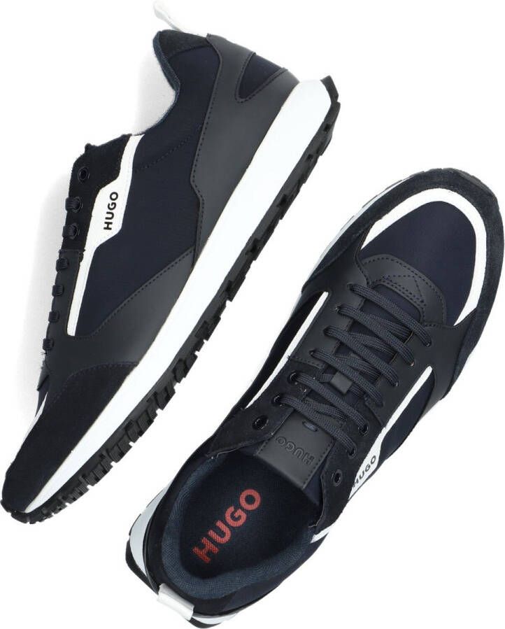 Hugo Boss Hugo Icelin Runn Lage sneakers Leren Sneaker Heren Blauw - Foto 12