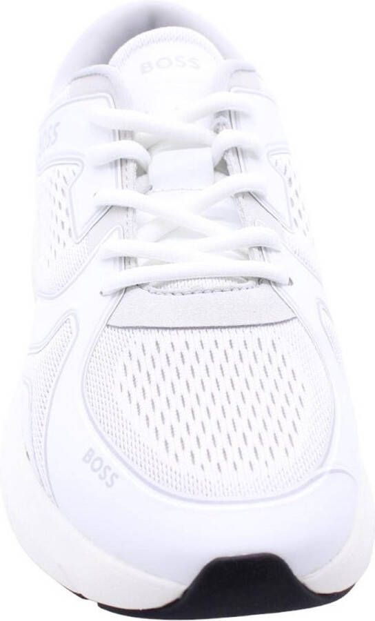 BOSS Parkour-L_Runn_nymx leren sneakers off white beige - Foto 11