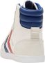 Hummel Slimmer Stadil Hoge Sneakers White Blue Red Gum Heren - Thumbnail 9